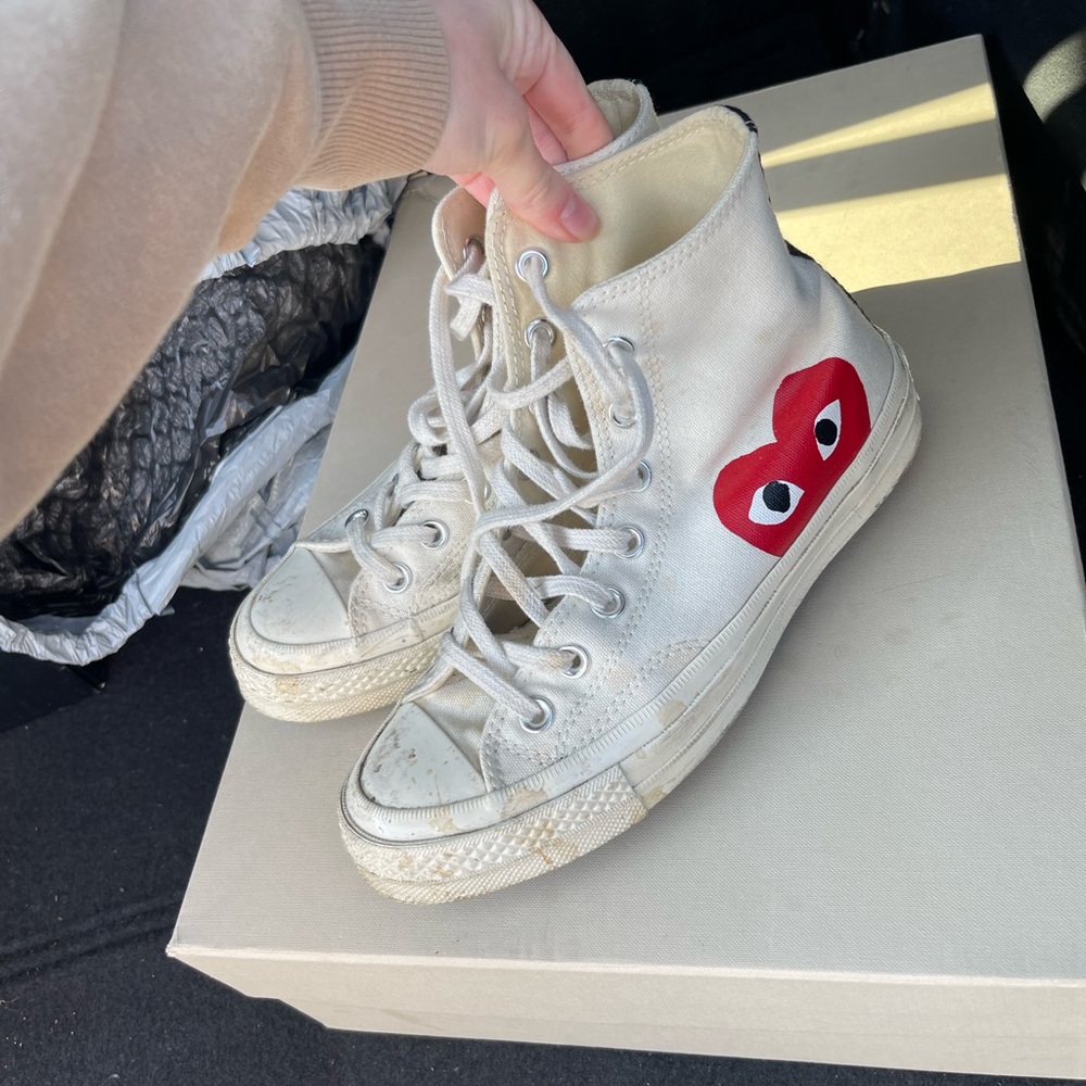 Comme des Garçons PLAY converse sneakers size 6 women’s